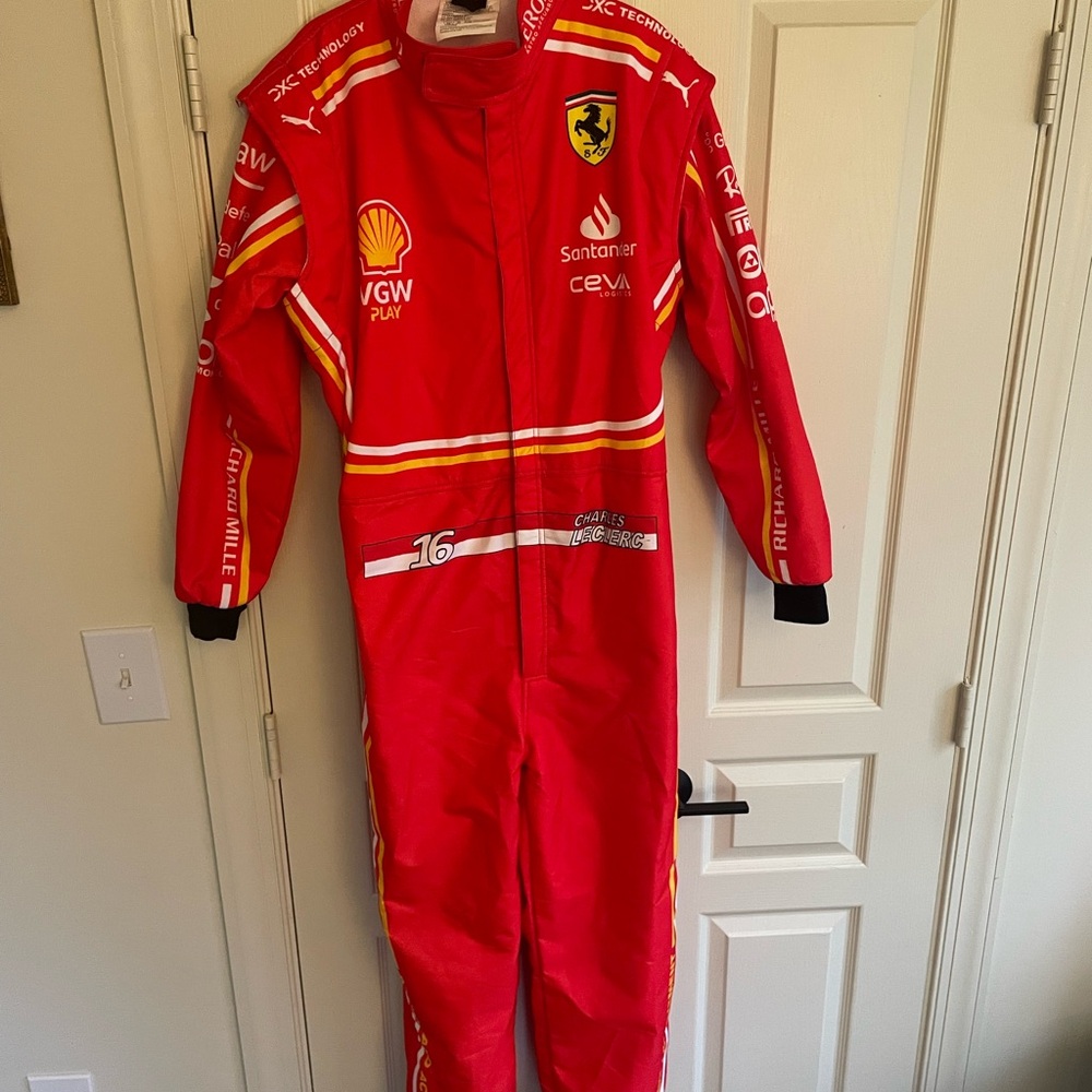 Ferrari Leclerc Racing Suit
